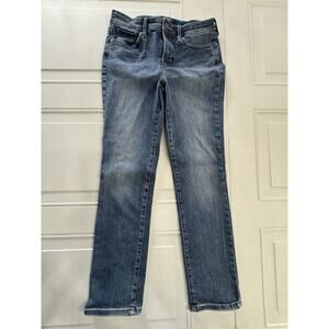 Not Your Daughters Sheri Slim Jeans NYDJ Women’s Size 4 Blue Denim